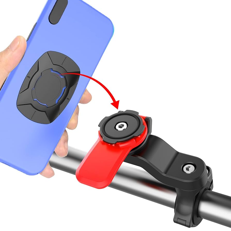 Amazon.co.jp: 自転車 スマホホルダー 片手操作 簡単取付 ロード